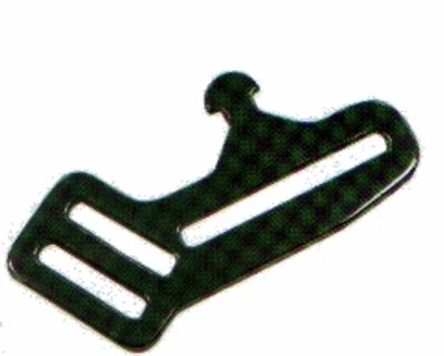 Gurtzeug-Adapterplatte PA-002 aus Edelstahl mit T-Lasche