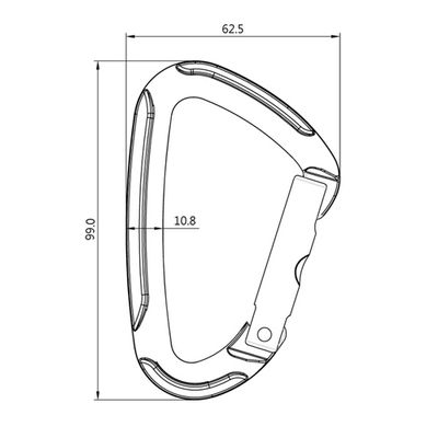Disegno quotato dell'A750KNS