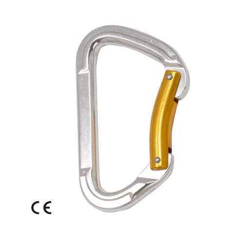 A712NB aluminium bent-gate carabiner, product photo