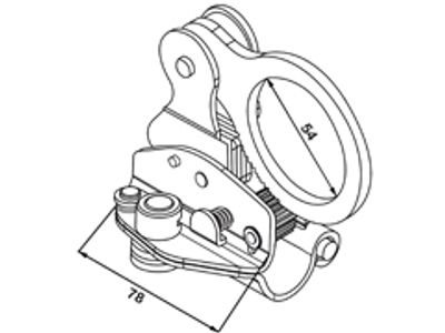 Dispositivo anticaídas deslizante SS629 de acero inoxidable 304, segunda vista