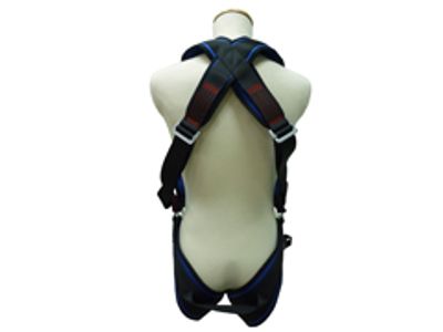 PH-AD01 paragliding kiting harness on a mannequin, back view