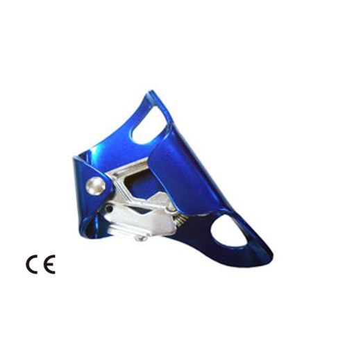 Blau eloxierte Bruststeigklemme A696-JP aus Aluminium