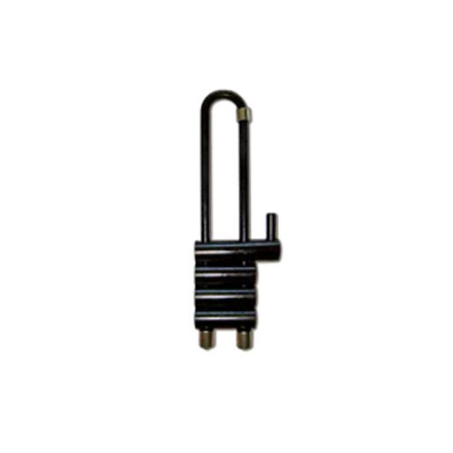 Schwarzes Rack-Abseilgerät S908 aus Stahl