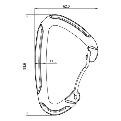 Disegno quotato dell'A750WR