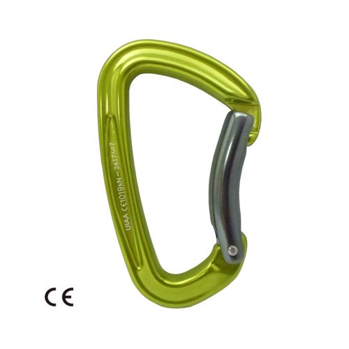 Karabiner A11098KNB mit Keylock und gebogenem Schnapper, Produktfoto