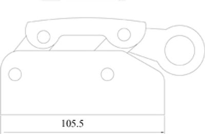 Antichute mobile 606-12 en acier pour corde de 12 mm, troisième vue