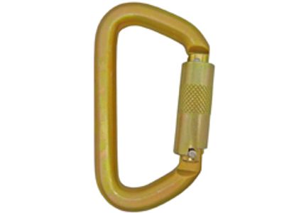 Mosquetón en D twist-lock 2200TL de acero galvanizado