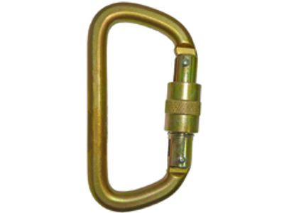 Karabiner 2308 aus verzinktem Stahl mit Captive Eye