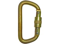Karabiner 2308 aus verzinktem Stahl mit Captive Eye