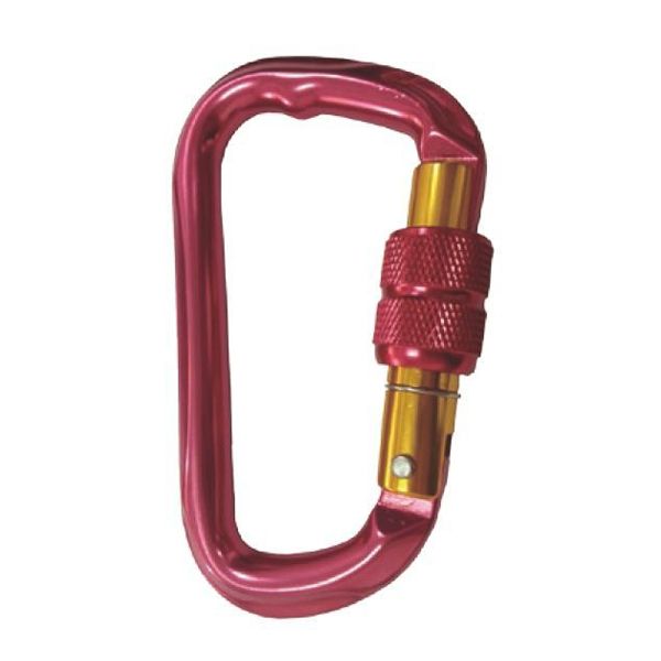 Karabiner A2447KSG aus Aluminium mit Schraubverschluss, Produktfoto