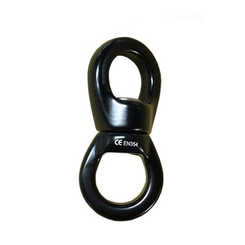 A019 black aluminium alloy swivel with bearing