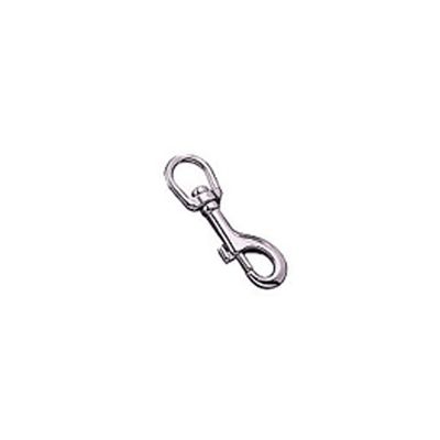 Mosquetón de cerrojo SS225 de acero inoxidable 316 con ojo giratorio, foto del producto