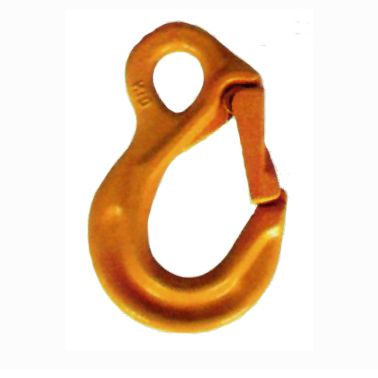 Ösen-Kettenhaken 7200A mit integrierter Sicherungsfalle, Güteklasse 8 (G80)