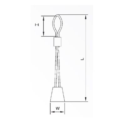 Disegno quotato del nut AN-10