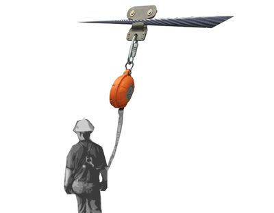 Carro para línea de vida aérea SS980 de acero inoxidable, segunda vista