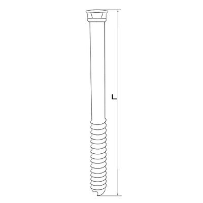 Plano del tubo del tornillo de hielo IS-1010