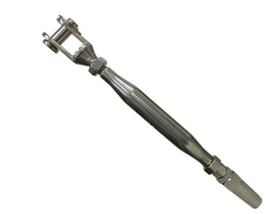 Embout à chape fileté sans sertissage S312/8 en acier inoxydable