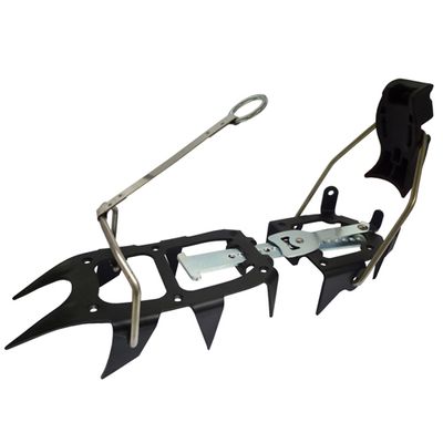 Crampon automatique CRM-12-S-WS en acier 12 pointes avec étrier avant et talonnière à levier, photo du produit