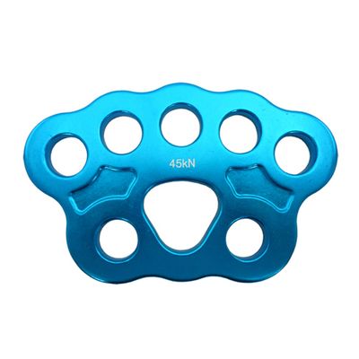 Blau eloxierte Verteilerplatte A001 aus Aluminium