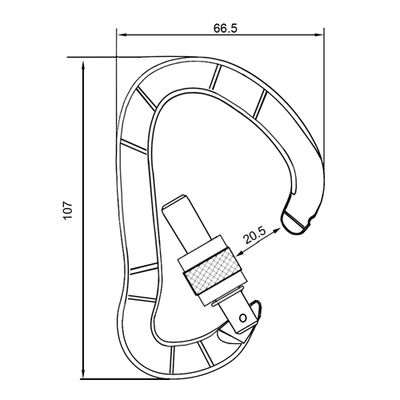 Plano de dimensiones del A760KSG