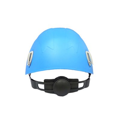 Casco de escalada HT-0801, vista trasera con rueda de ajuste