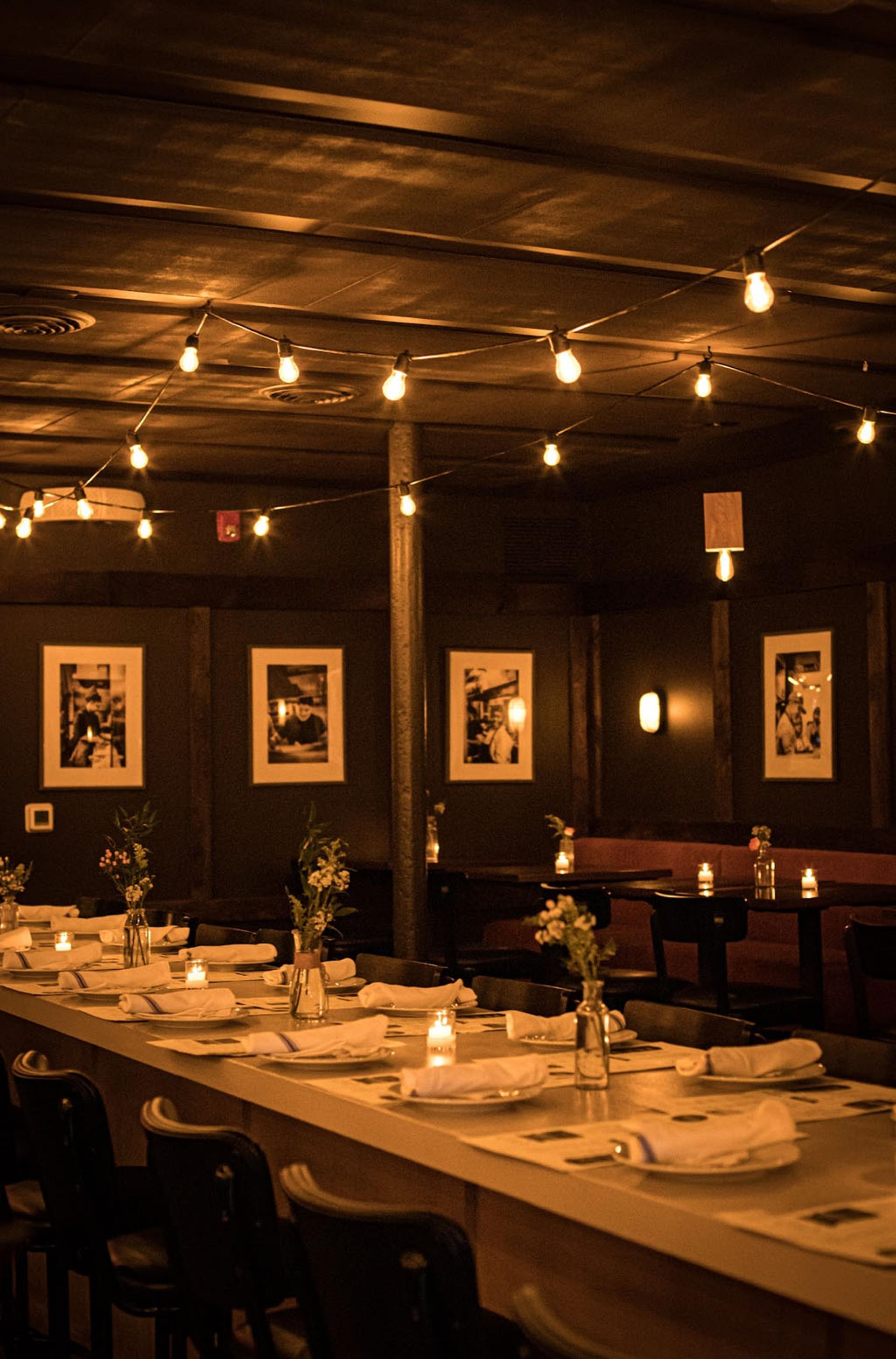 Photo of Monk Room event set-up