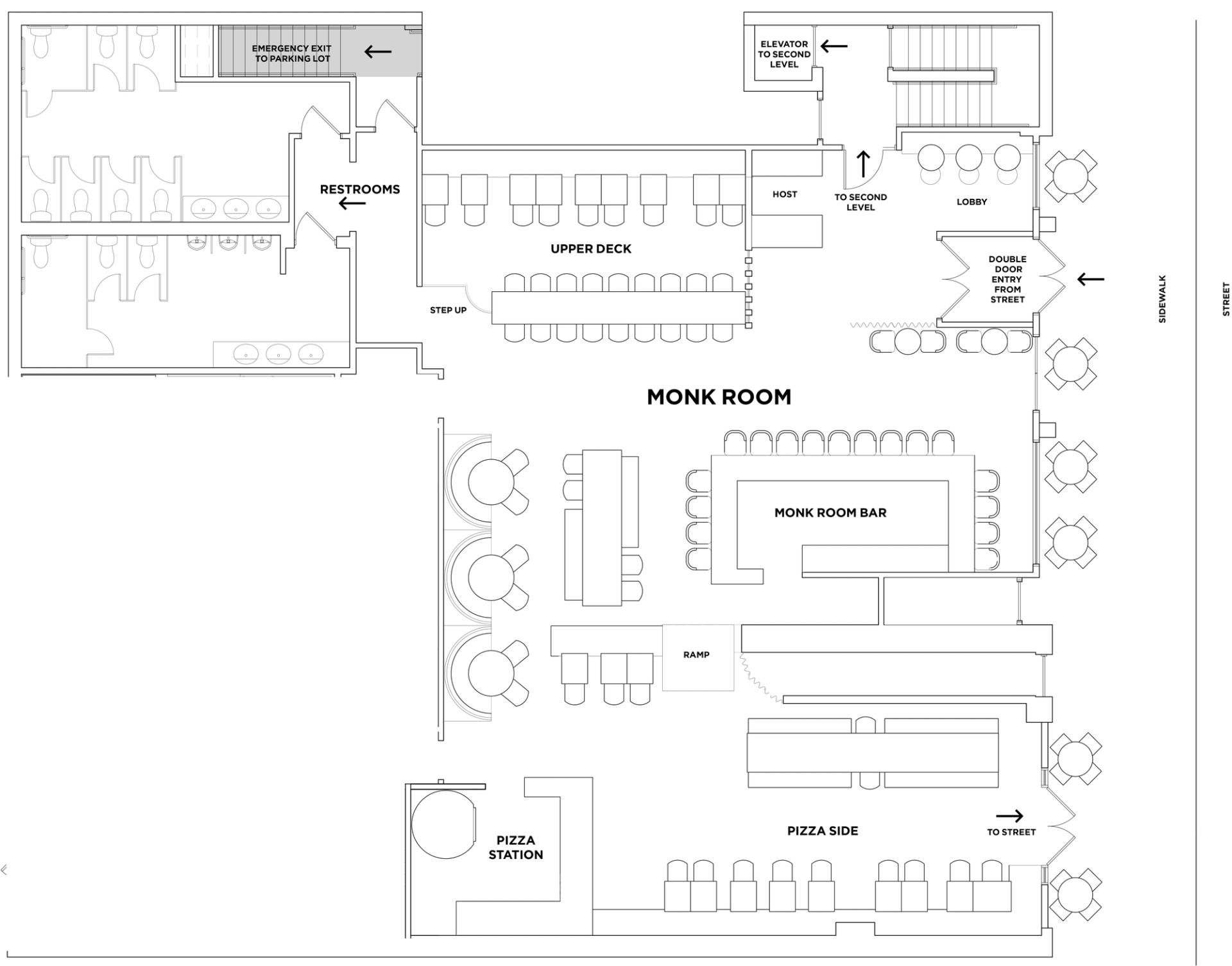 Monk Room Floorplan