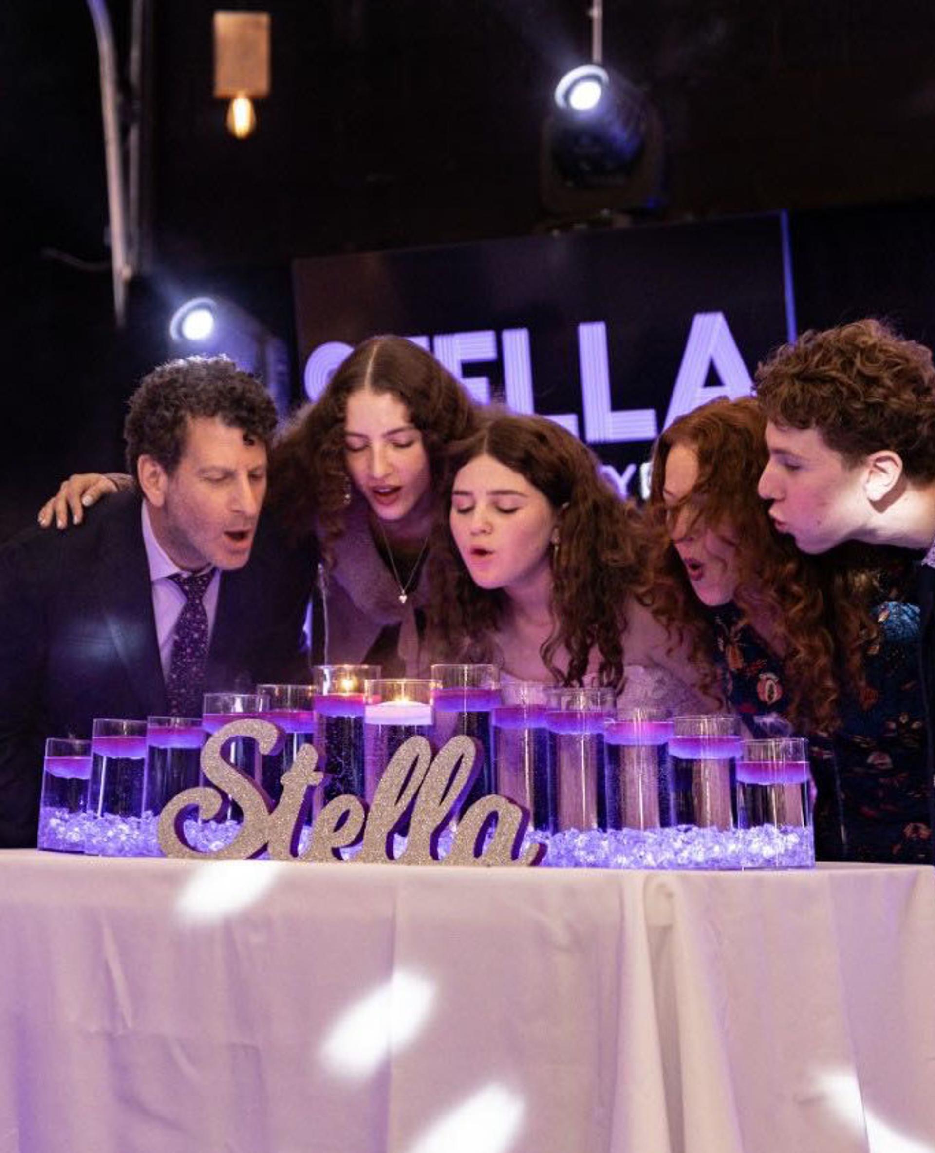 Photo of family at event