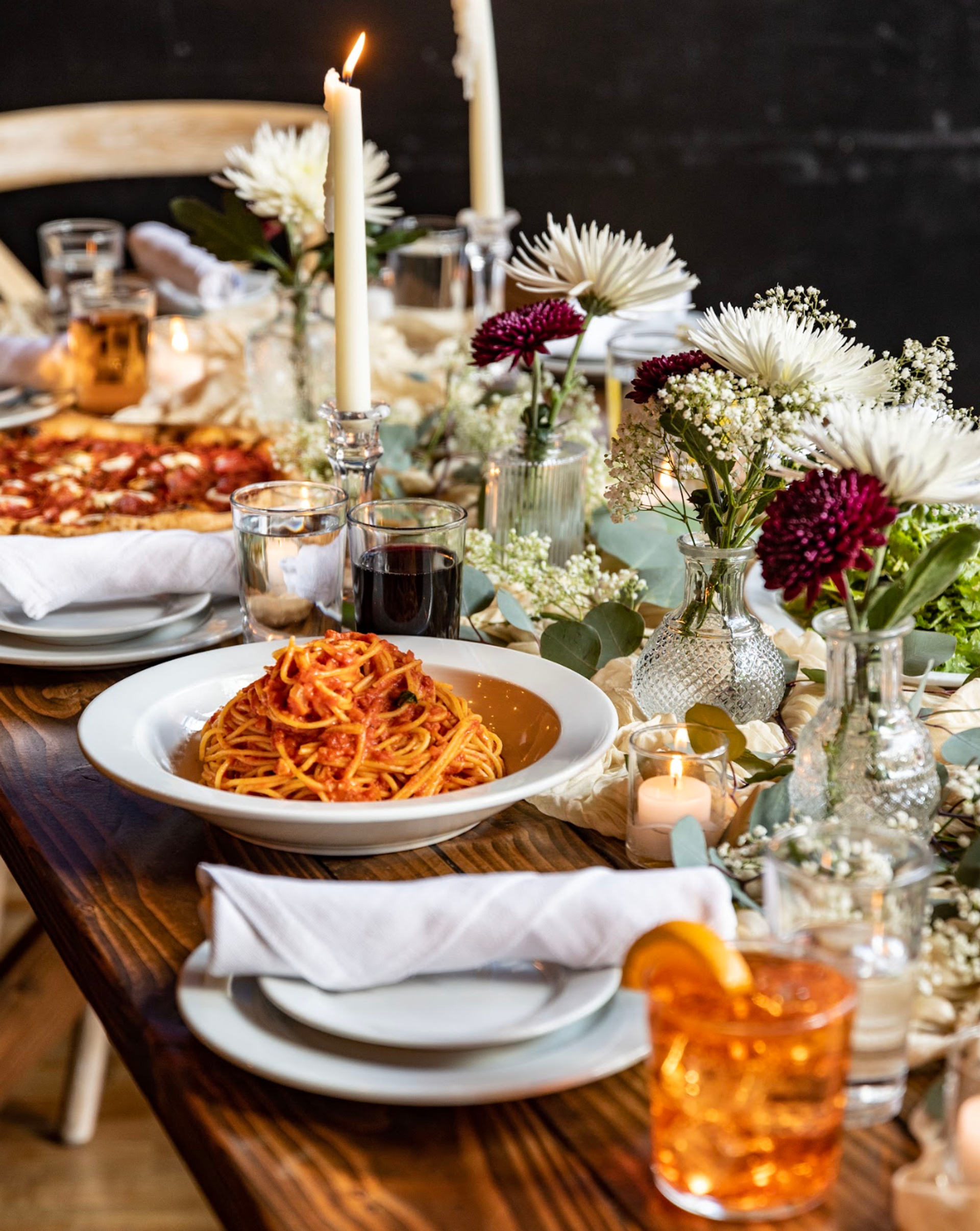 Photo of event tablescape
