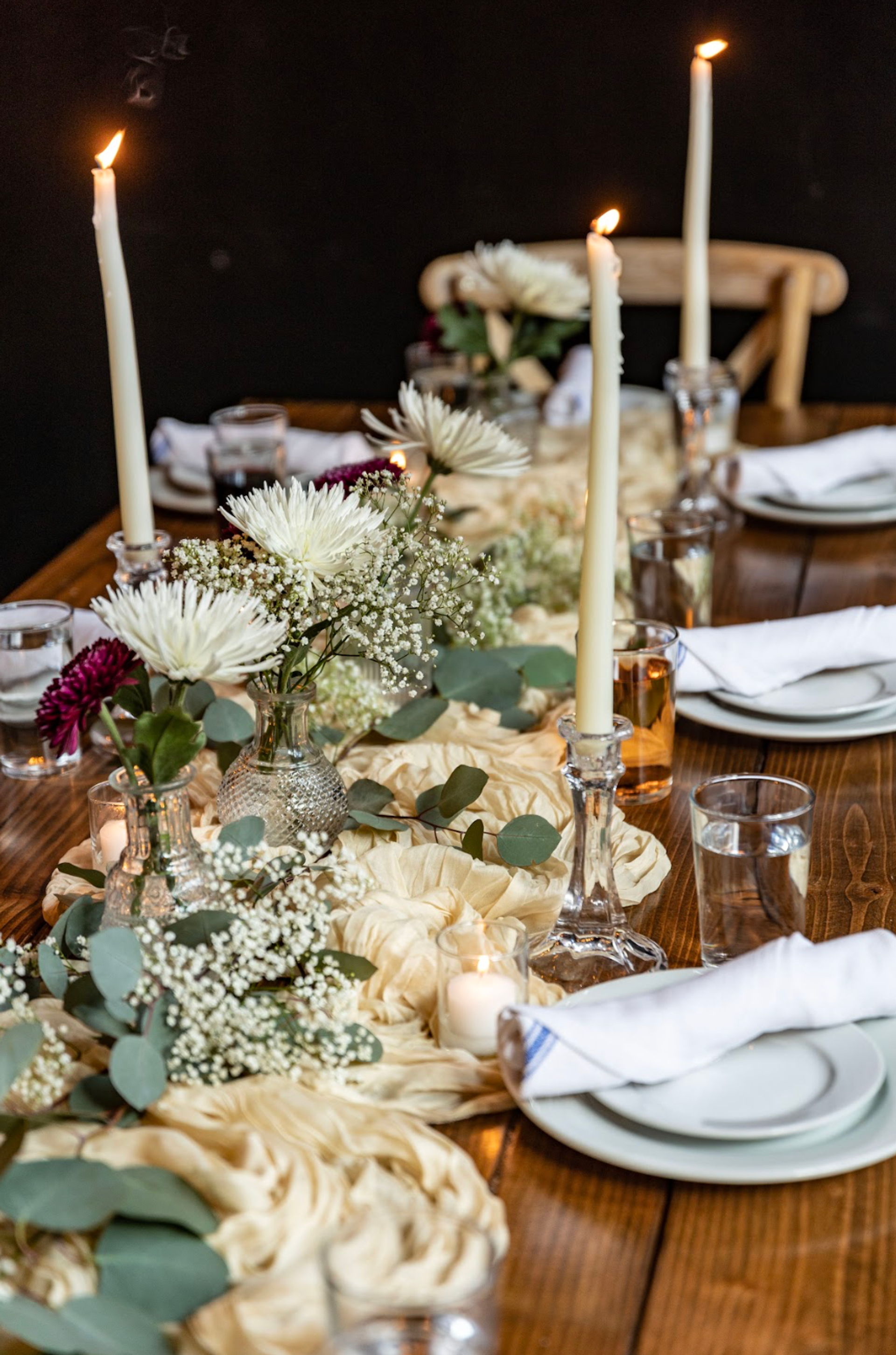 Photo of event tablescape