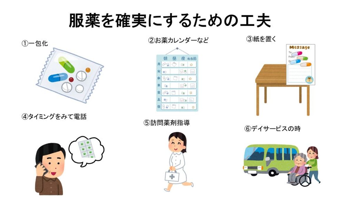 服薬管理とデイサービス