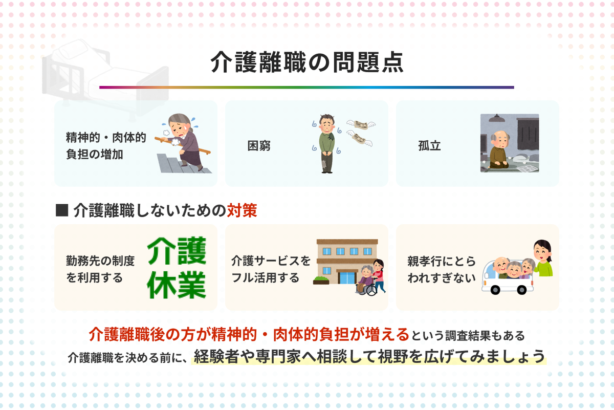 介護離職 後悔を防ぐための生活設計と心のケアを行う高齢者と家族