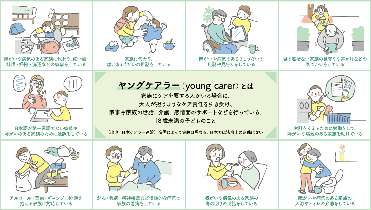 ヤングケアラーとは?一人で抱え込まないための相談窓口と支援制度