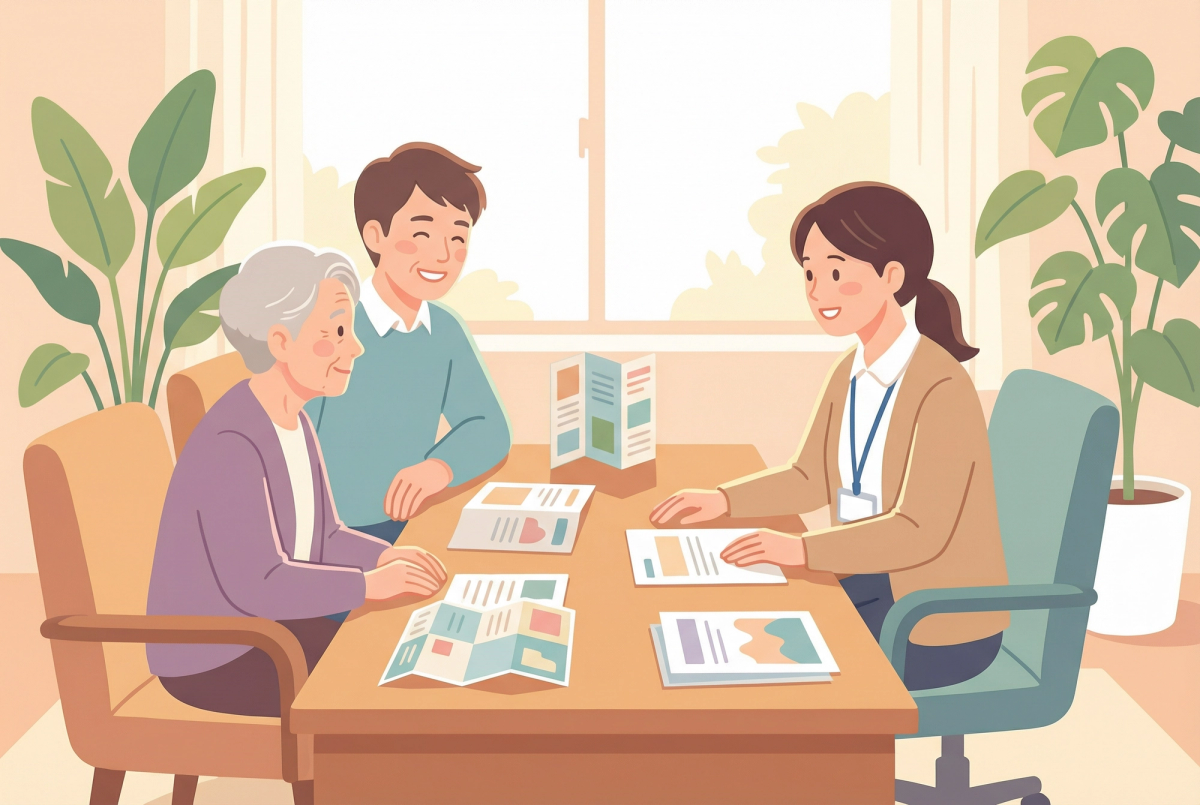 地域包括支援センターとは何かを表すイラスト