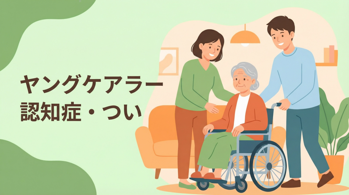 ヤングケアラー 相談に関する基本知識を説明するイラスト