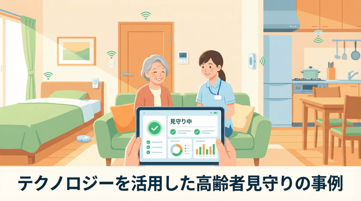 高齢者の孤立を防ぐための見守りセンサーやデバイスの活用事例、高齢者 孤立 防ぐ