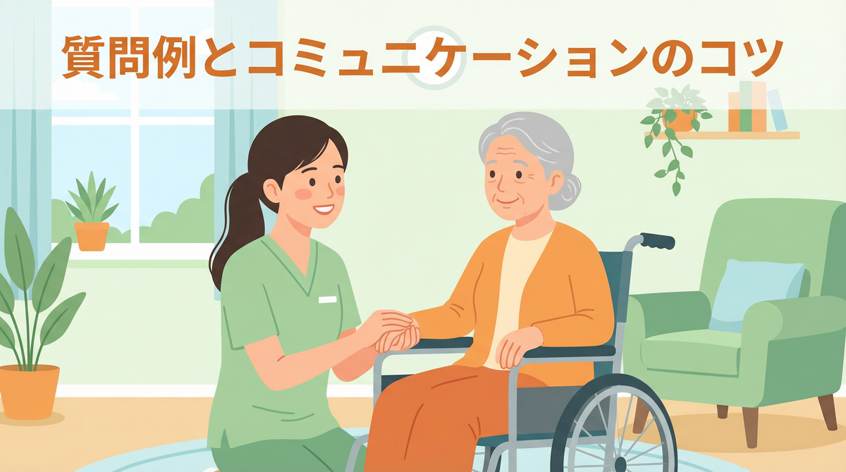 質問とコミュニケーションの様子