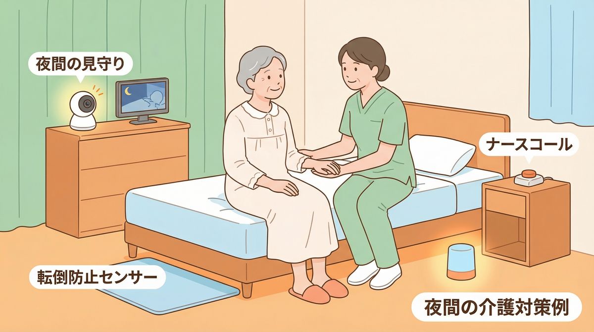 夜間対応の具体的ケア例