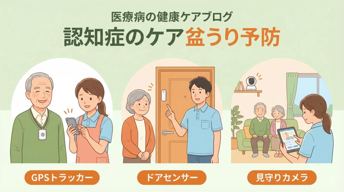 認知症外出防止対策の様子