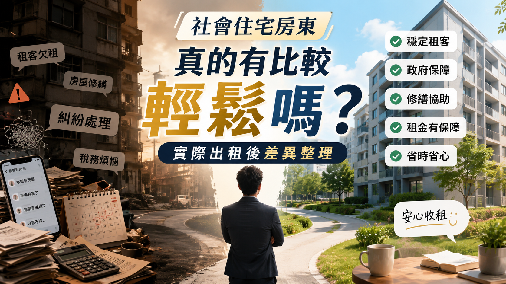 社會住宅房東真的有比較輕鬆嗎？實際出租後差異整理