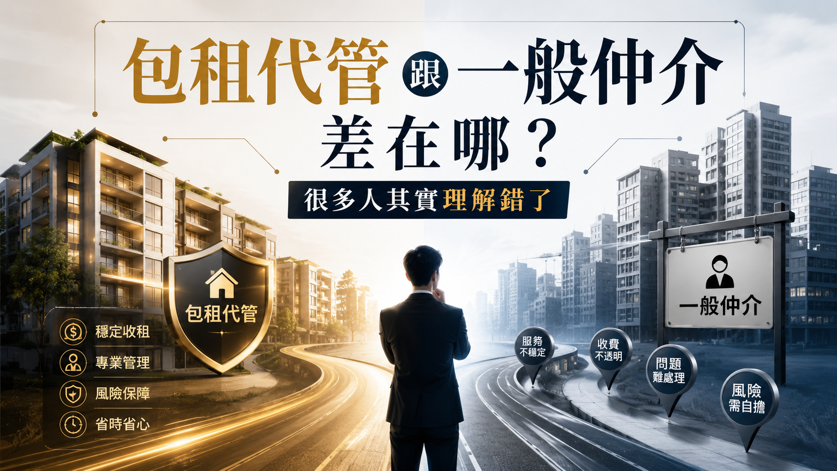 包租代管跟一般仲介差在哪？很多人其實理解錯了