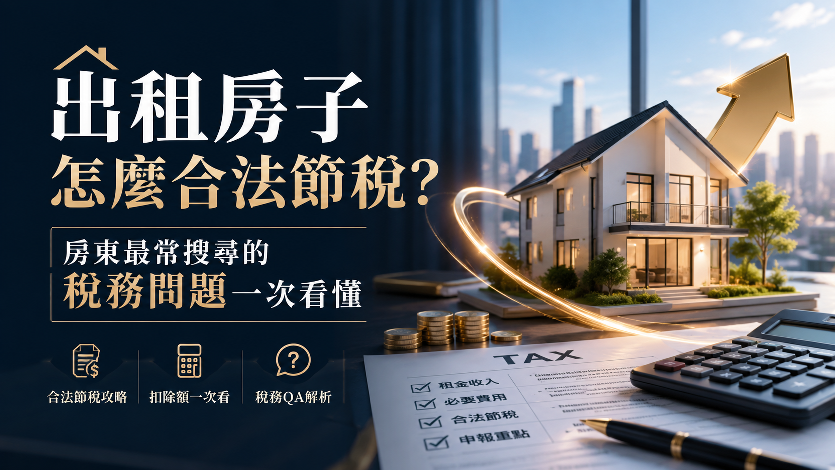 出租房子怎麼合法節稅？房東最常搜尋的稅務問題一次看懂