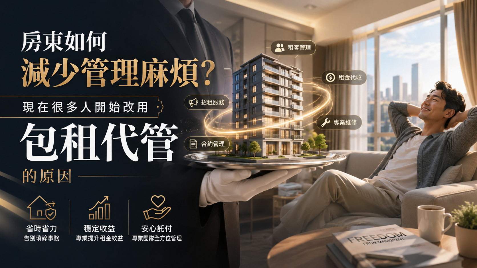 房東如何減少管理麻煩？現在很多人開始改用包租代管的原因