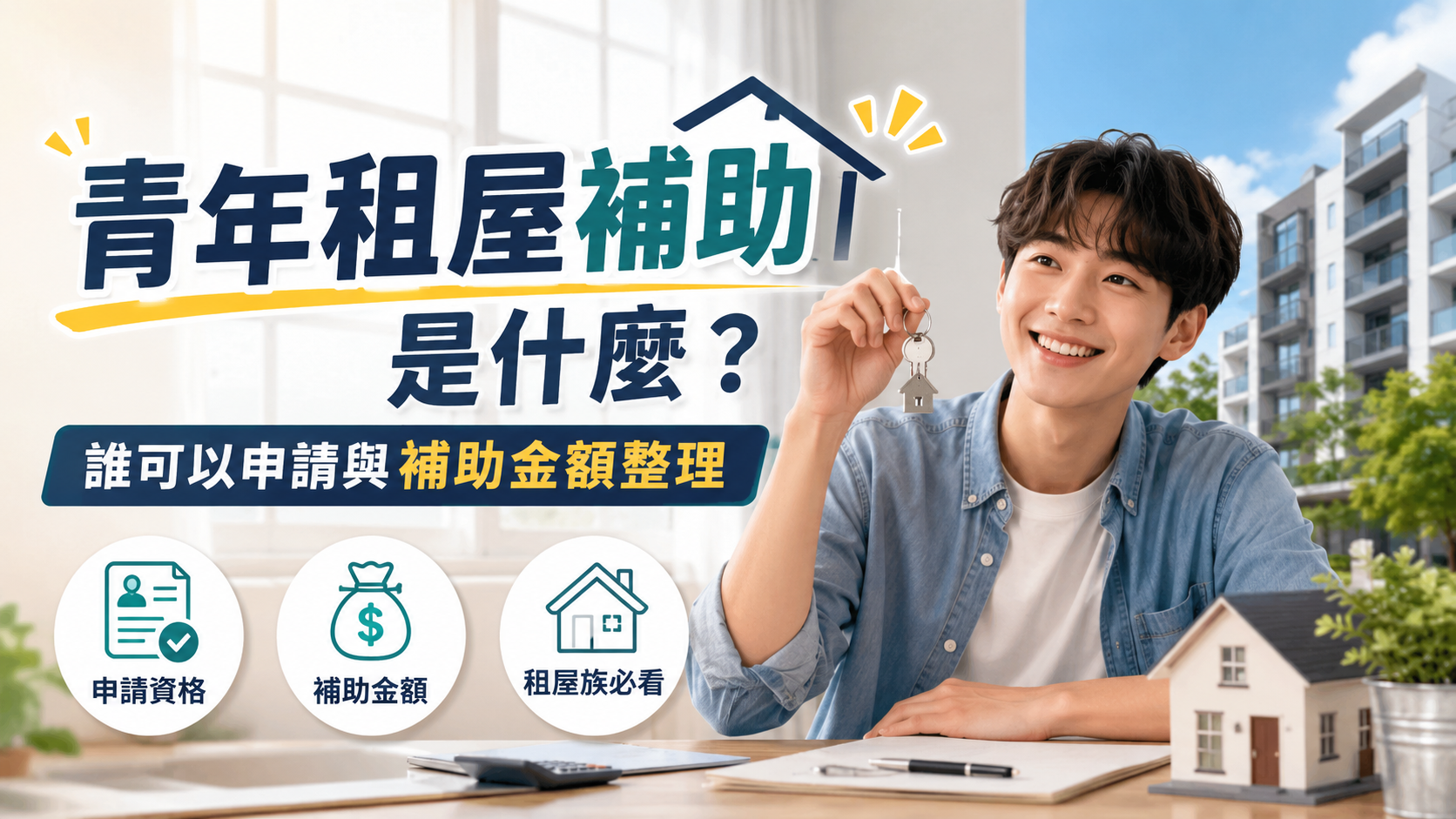 青年租屋補助是什麼？誰可以申請與補助金額整理