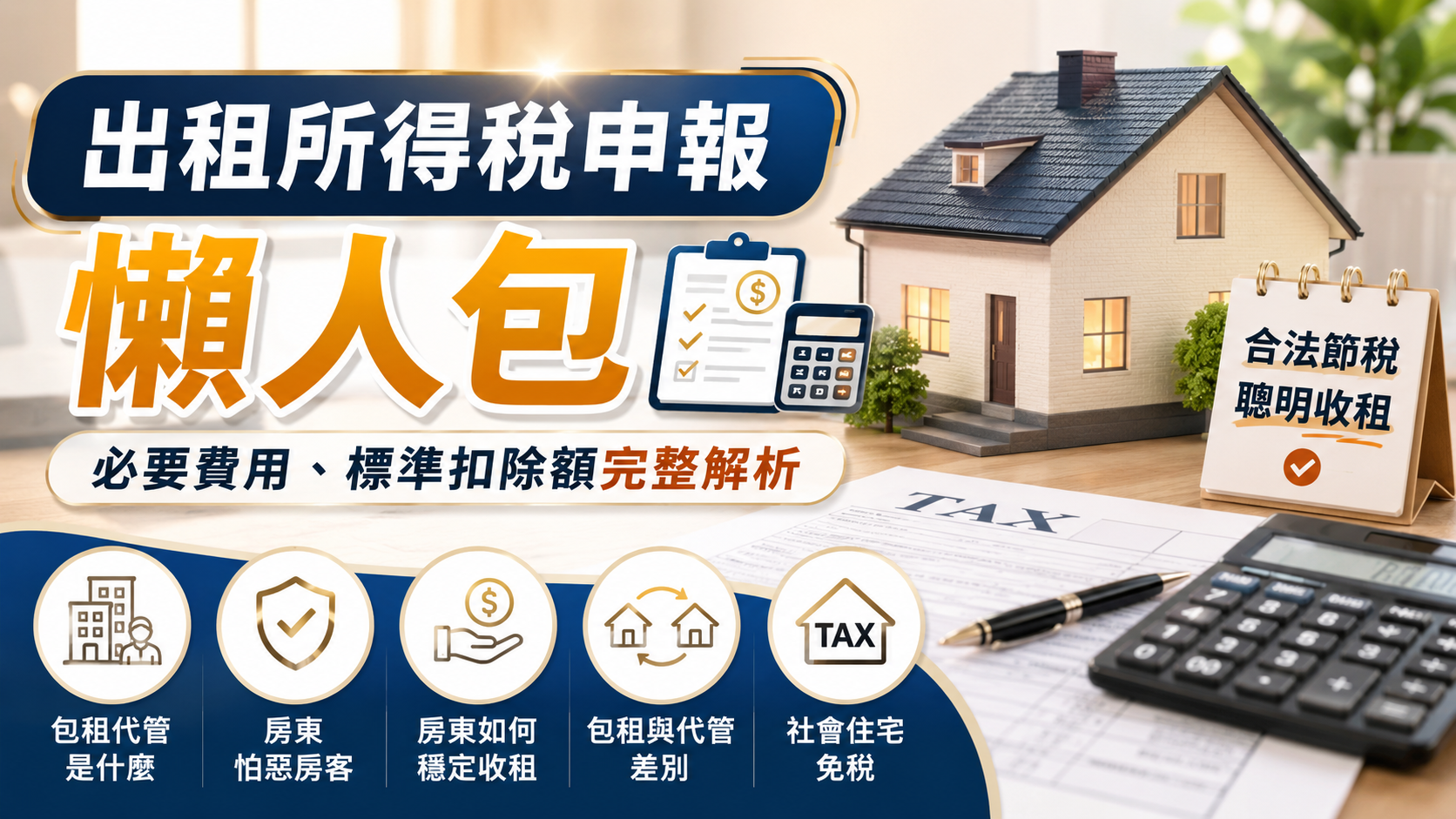 出租所得稅申報懶人包｜必要費用、標準扣除額完整解析