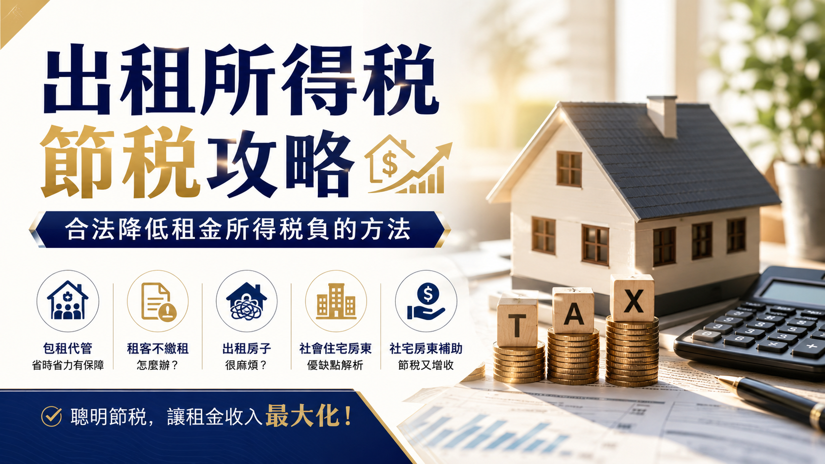 出租所得稅節稅攻略：合法降低租金所得稅負的方法