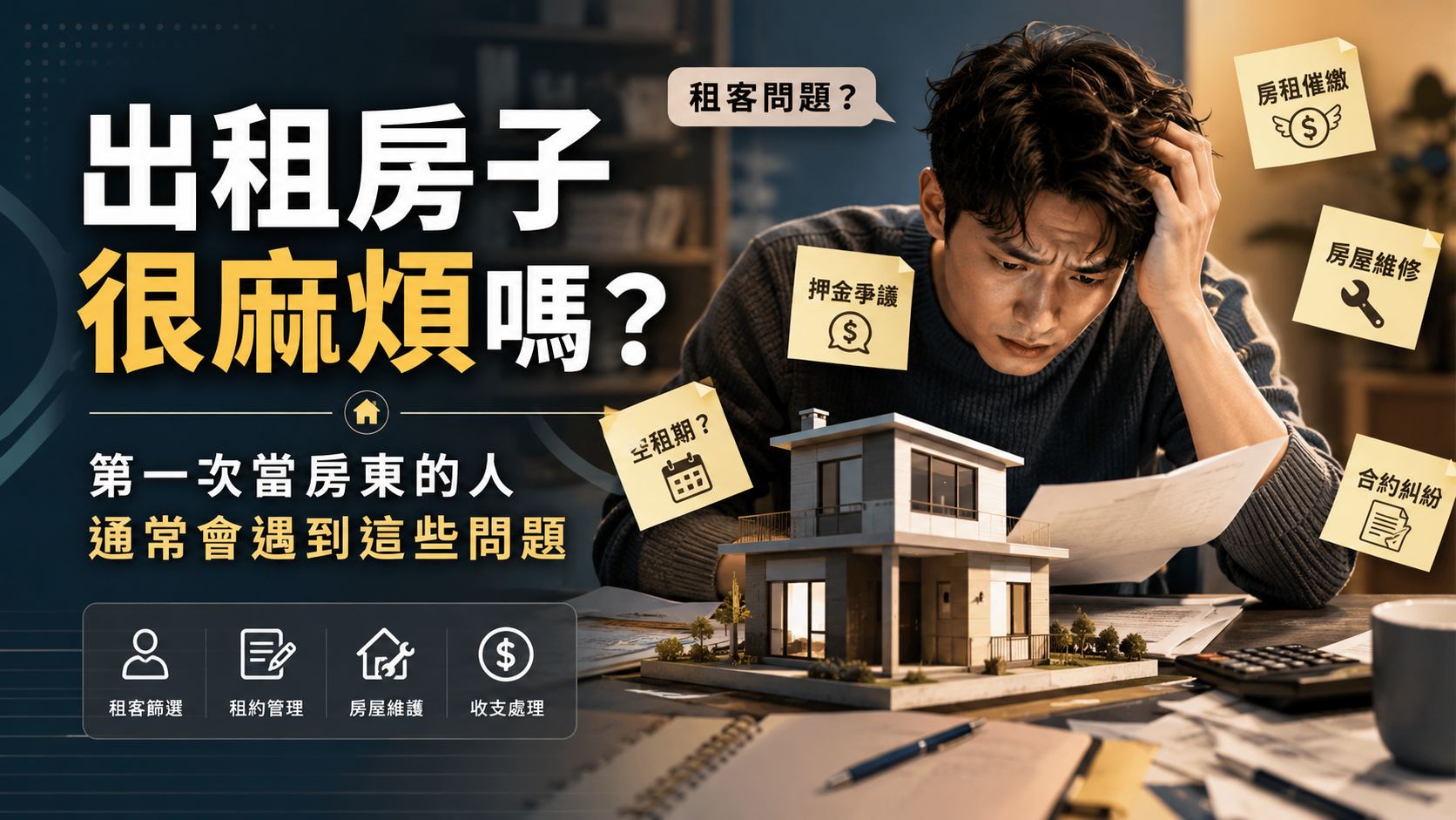 房東怕惡房客正常嗎？實際出租後最常見的幾種狀況