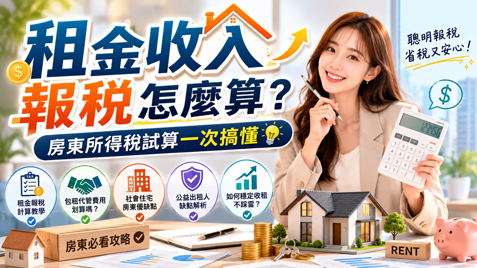 租金收入報稅怎麼算？房東所得稅試算一次搞懂
