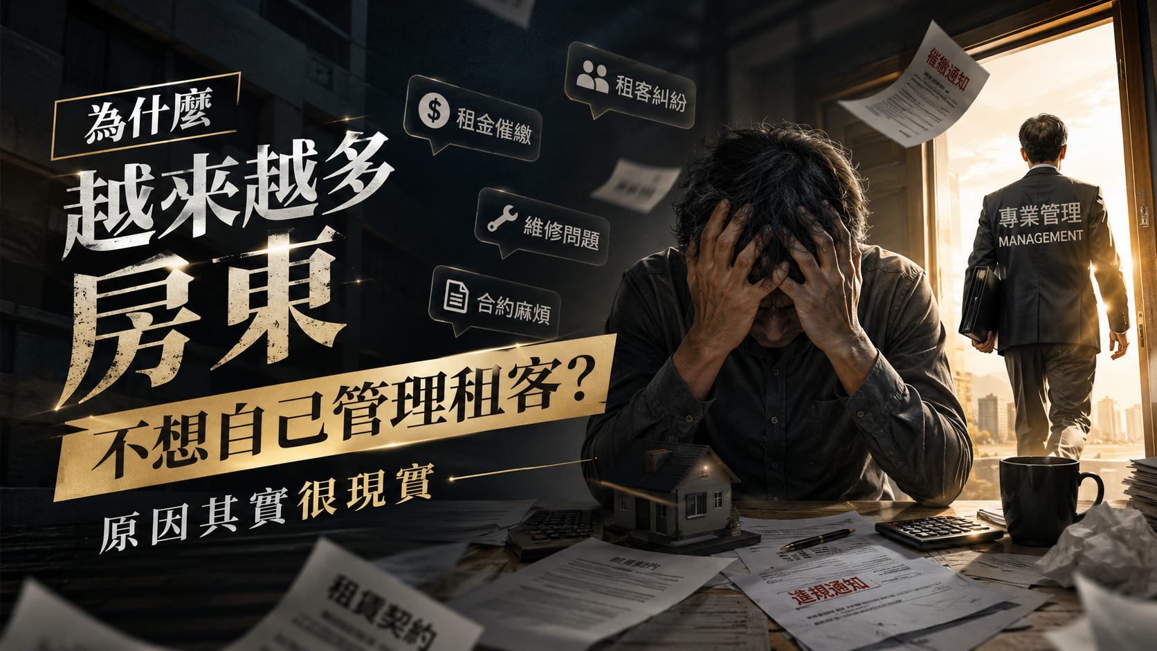 為什麼越來越多房東不想自己管理租客？原因其實很現實