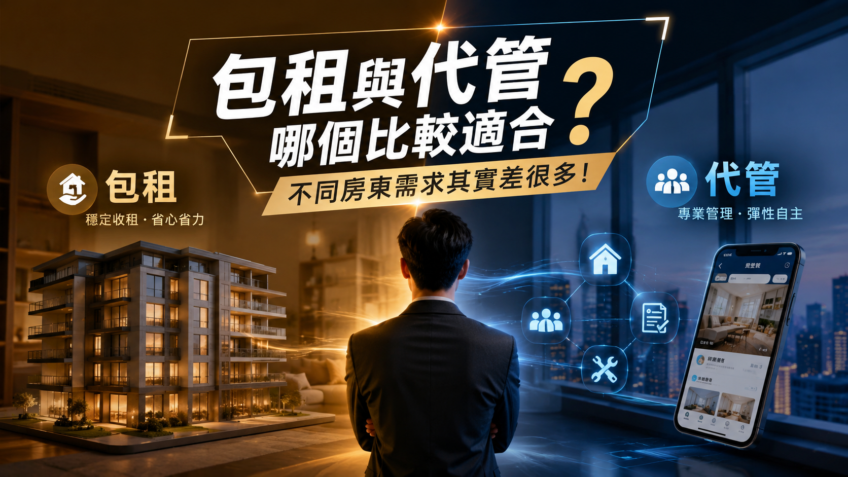 包租與代管哪個比較適合？不同房東需求其實差很多